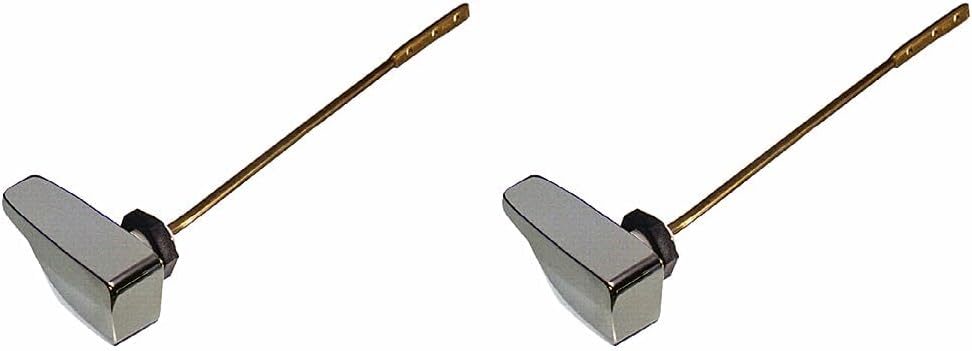 Danco 88363A Side Mount Handle, 9-1/4 in L, Metal, Chrome, for Use with Eljer Toilet Tanks, 9-1/4 (Pack of 2)