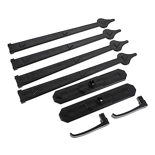 Uonlytech 1 Juego Mango de decoración de garaje imán cochera bloquear imanes para puertas de garaje decoración de imanes de puerta de garaje Acero inoxidable con succión magnética Black