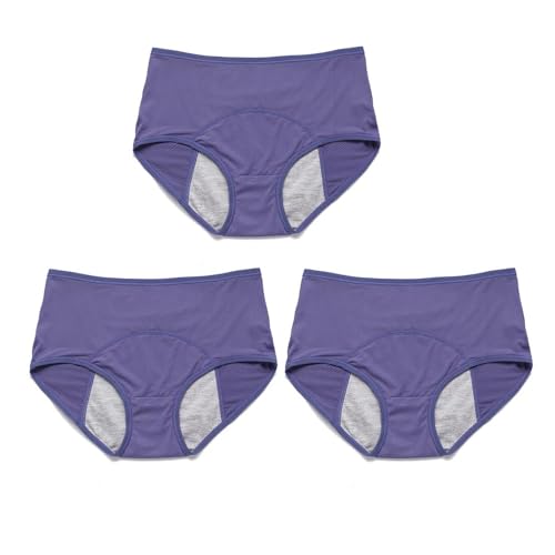Ropa interior a prueba de fugas de alta absorción con bragas lavables para incontinencia femenina