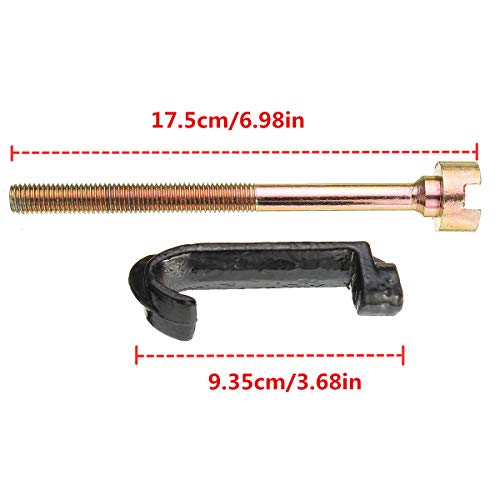 Viviance Haken und Bolzen des Reserveradtr?gers kompatibel mit Peug-eot 106 306 405 605 Partner kompatibel mit Citr-oen ZX Xsara Berlingo Saxo/Xsara Picasso 1999-2004/5