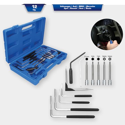 BRILLIANT TOOLS BT511150 Airbag-Demontage-Satz, 12-tlg [Powered by KS TOOLS]