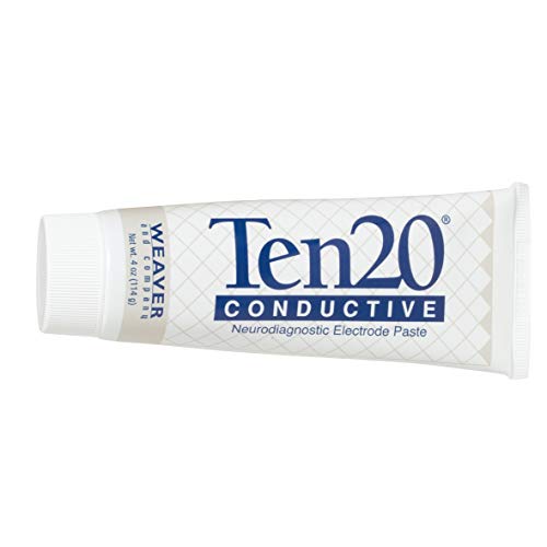 WEAVER - TEN20 Pate conductrice pour électrodes EEG/Polysomnograpie - Sommeil/Neurofeedback - Biofeedback - 114g - Lot de 3 tubes
