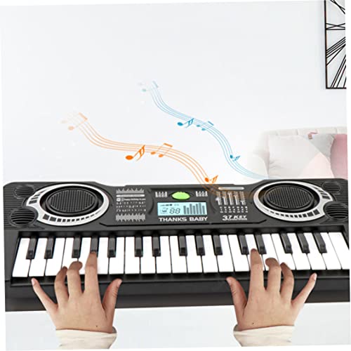 Runfon 37 Touches Clavier, Clavier de Musique numérique 37 Touches Clavier Electronic Organ Black White Musical Musical… - Les Beatles, Paul McCartney, John Lennon, RIngo Starr, George Harrison Runfon 37 Touches Clavier, Clavier de Musique numérique 37 Touches Clavier Electronic Organ Black White Musical Musical… – Image 7