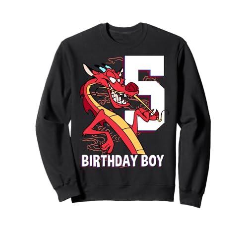 Sweat Mulan enfant 5 ans résistant et doux motif Mushu pour garçon