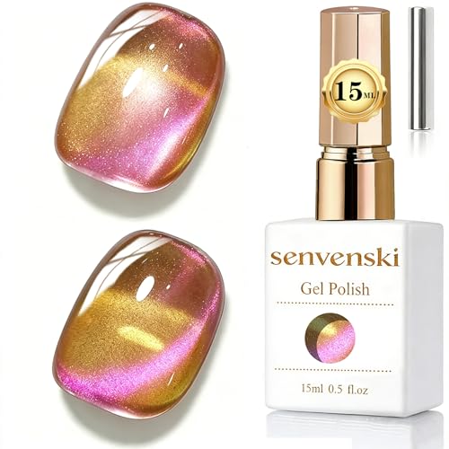 Esmalte Gel Magnético Ojos de Gato 15ML Gold Rose