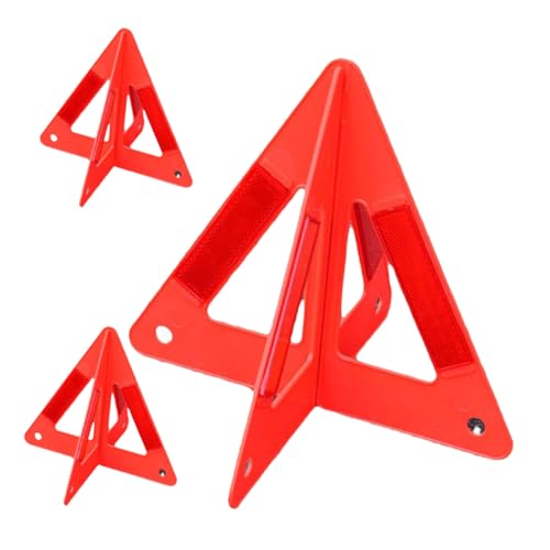 Triangle de signalisation pour panne de voiture et urgence sur la route - 3 pièces