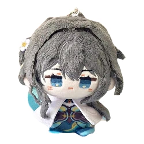 TOPLITHE Honkai Star Rail Kuscheltier, 12CM Kawaii Anime Plüsch Schlüsselanhänger Weiche Entzückende Baumwoll Plüschpuppe for HSR Fans Geschenke(Size:Ruan MEI)