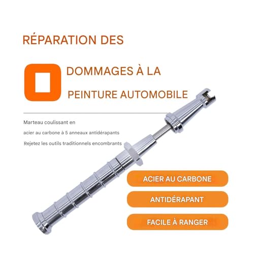 Outil réparation carrosserie portière et pare-chocs après un impact de stationnement en ville - 7