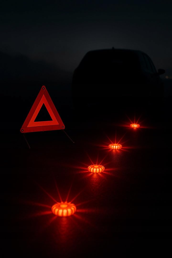 Flara drogowa lampa ostrzegawcza samochodowa światło awaryjne LED magnes