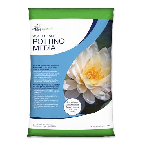 Aquascape Pond Plant Potting Media, Nutrient-Rich Aquatic Soil for Water Gardens, Supports Strong Root Growth, 215 Cubic Inches, 89002 by Aquascape - Used condition - US$10.89