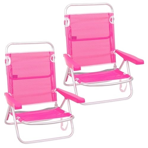 LOLAhome Pack 2 Sillas Playa Plegables