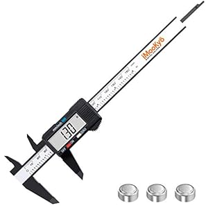 Digital Caliper, 6 inch Micrometer with Large LCD Screen, Inch and Millimeter Conversion Vernier, Measuring Tool for…