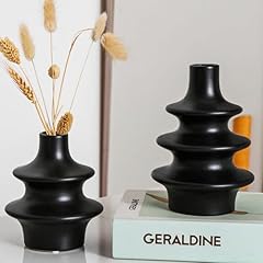 5 Matte Black Vase