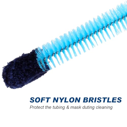 Cpap Tube Cleaning Brush and Handy Brush Flexible Long Stainless Brush (6.27 Feet) and Short Brushes (7.87 Inches) Cpap Tube Clean Brush Cpap Hose Cleaning - Image 3