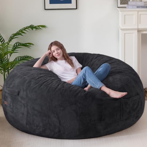 MAXYOYO Bean Bag Chair, Soft Bean Bag Sofa with Supportive Foam Filling