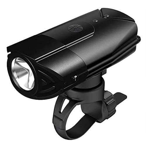 TIORU ���]�ԃ��C�g�w�b�h���C�gUSB�[�dT 6 LED���]�ԃ}�E���e���o�C�N���C�g�h���w�b�h���C�g���]�ԉ����d���A�N�Z�T���[,Black 2000mah