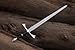 Daemon Dark Sister Full Metal,Daemon Targaryen Dark Sister Cosplay Replica Sword Movie Replica Sword (Chrome Style)