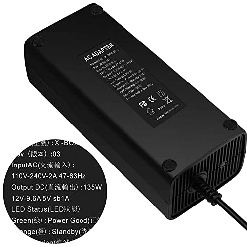 Fonte Para Xbox 360 Super Slim Bivolt 110v 220v 1 Pino