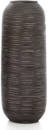 Elegant Expressions by Hosley Bamboo Vase, Grey