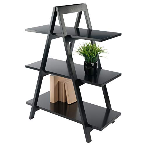 Winsome Wood Aaron Shelving, Black #TOP7