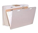 AOS Flat Storage File Folders - Stores Flat Items up to 24'x36' - Pack of 8