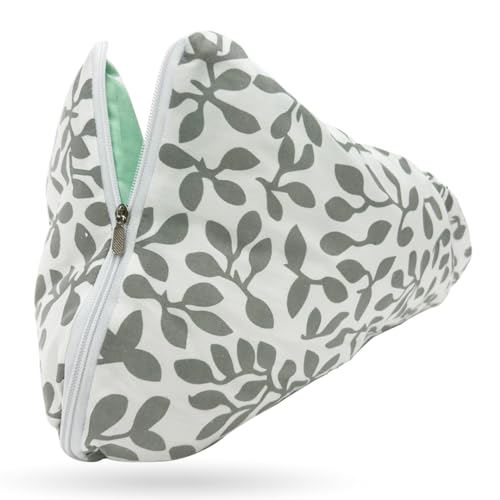 3-in-1 Baby Bed & Sleeping Bag for Newborn | Portable Cotton Baby Bedding Set | Unisex Carry Nest & Baby Holder for New Born | Soft & Lightweight Infant Sleep Bag (Grey Leaves)