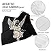 Cherub Sword Skull Mask Silk Like Head Scarf for Women Bandana for Hair Wrapping Fashion Accessory Square Hair Scarves 18
