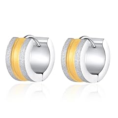 Gold with Glittering Silver Stripes