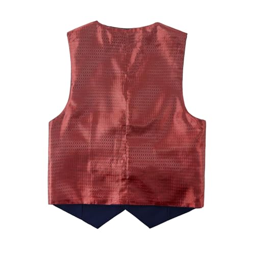 Image of Boys Formal Suit Vest Solid Vest for Toddler Kids Formal Wedding Outfit