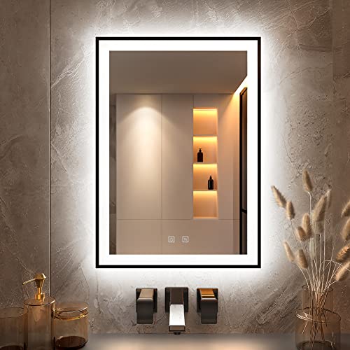 GANPE-Espejo-de-bano-LED-espejo-de-maquillaje-montado-en-la-pared-espejo-iluminado-moderno-sin-marco-antivaho-IP44-resistente-al-aguavertical-y-horizontal-70-x-50-cm GANPE-Espejo-de-bano-LED-espejo-de-maquillaje-montado-en-la-pared-espejo-iluminado-moderno-sin-marco-antivaho-IP44-resistente-al-aguavertical-y-horizontal-70-x-50-cm