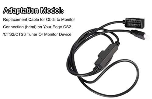 Câble d'interface OBDII H0008000 adaptateur HDMI Edge CTS3