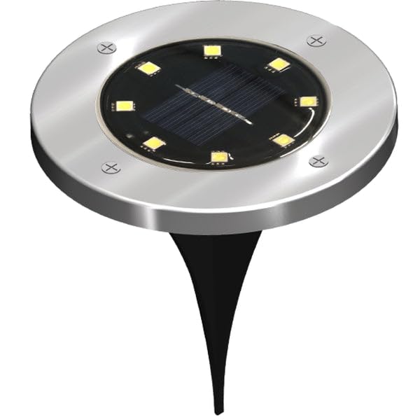 (Pack of 1 Solar Ground Light Warm White Solar Pathway Light, Stainless Steel IP65 Waterproof Outdoor Solar Light for Lawn, Garden Path, Yard-image-33