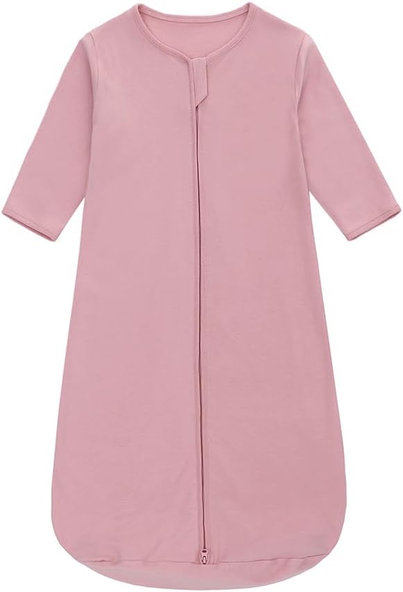 Miracle Baby Long Sleeve Sleep Sack 2-Pack, 100% Cotton Wearable Blanket Baby Sleeping Bag for Newborn Infant Toddler - Image 7