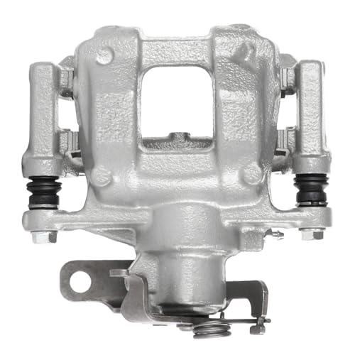 Image of Detroit Axle - Rear Left Brake Caliper for Ford 2015-2019 Transit-150 | Transit-250 Transit-350 HD, Driver Side Disc Brake Caliper with Bracket 2016 2017 2018 Replacement