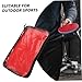 Milisten Table Tennis Bag Splashproof Protective Case for Paddles and Spacious Semi-Transparent Design for Easy Equipment Identification for Outdoor Sports