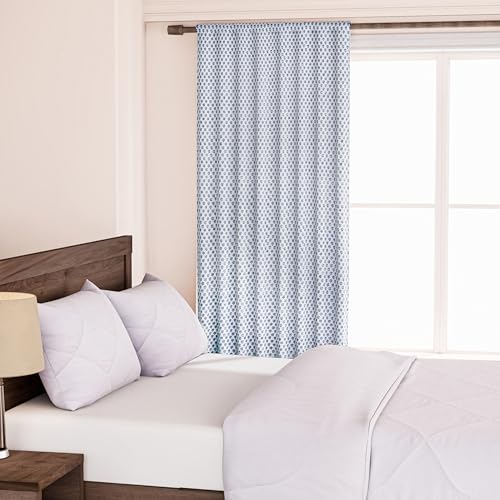 CPC Apatite Blue Cotton Hand Block Print 52"x84" Pack of