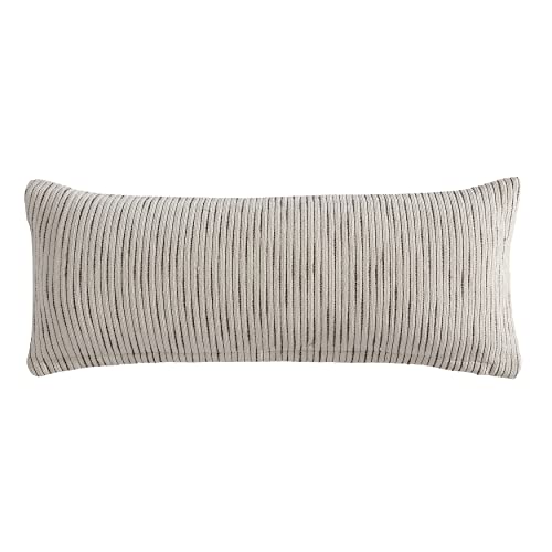 Kenneth Cole New York - Pillow Cover, Cotton Bedding With Hidden Zipper, Modern Home Decor For Bed Or Couch (Chenille Beige, 14" X 36") #TOP8