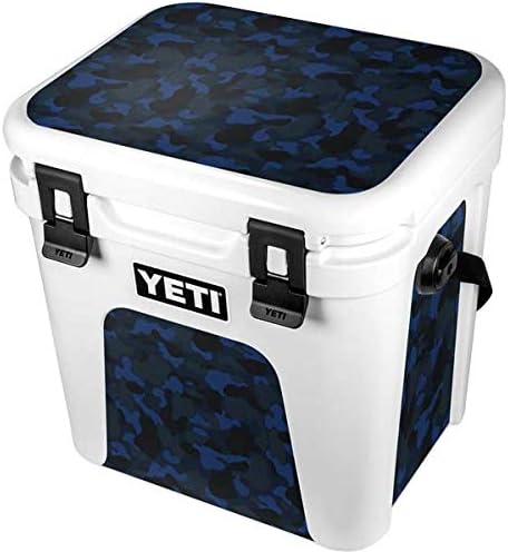 Skinit Decal Skin Compatible with YETI Roadie 24 Hard Cooler - Originally Designed Blue Street Camo Design