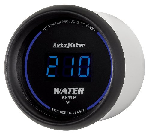 Auto Meter 6937 Cobalt Digital Water Temperature Gauge, 2 1/16" - Image 4