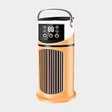 Aire acondicionado móvil, enfriador de aire, mini unidad de aire acondicionado con modo sueño, temporizador, oscilación, modo tormenta con una tecla, niebla fresca para el hogar - Beige avena