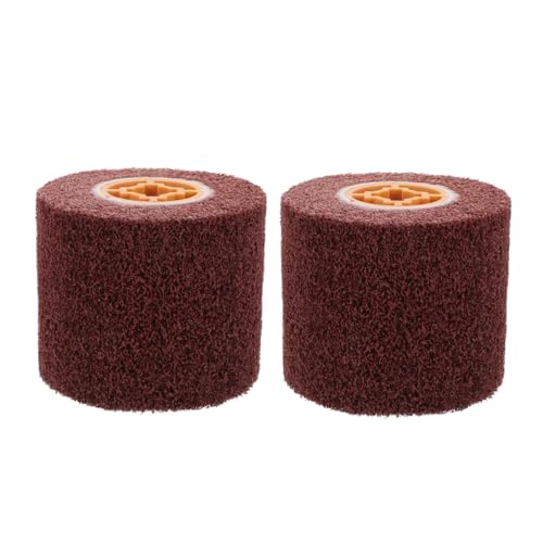 Cabilock Wire Drawing Wheel 120x100mm Stainless Steel Surface Conditioning Tool Easy Replacement