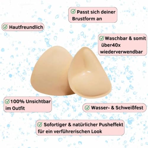 Cache-tétons adhésifs double face Monoka Push Up Pads pour décolleté plongeant - 4