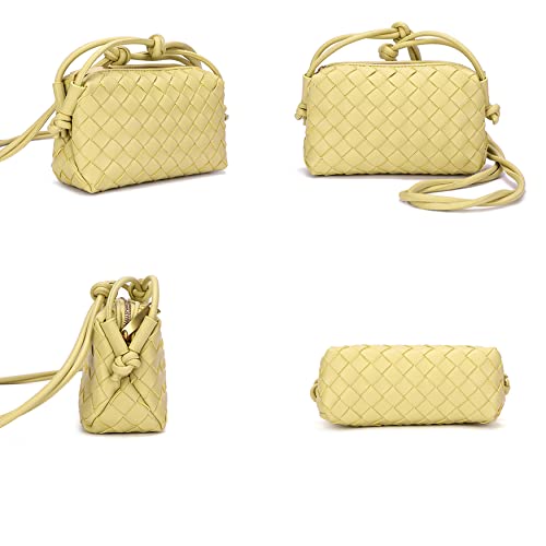 Image of ZEDIUH Woven Crossbody Shoulderbag, Small Vegan Leather Purse