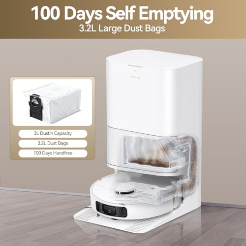 Robot Vacuum with Self-Emptying Station