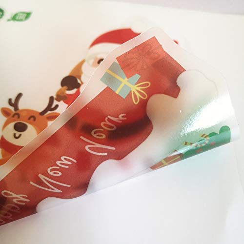 Pegatinas de interruptor de Navidad Kiddale sin residuos para decoración de dormitorio 6