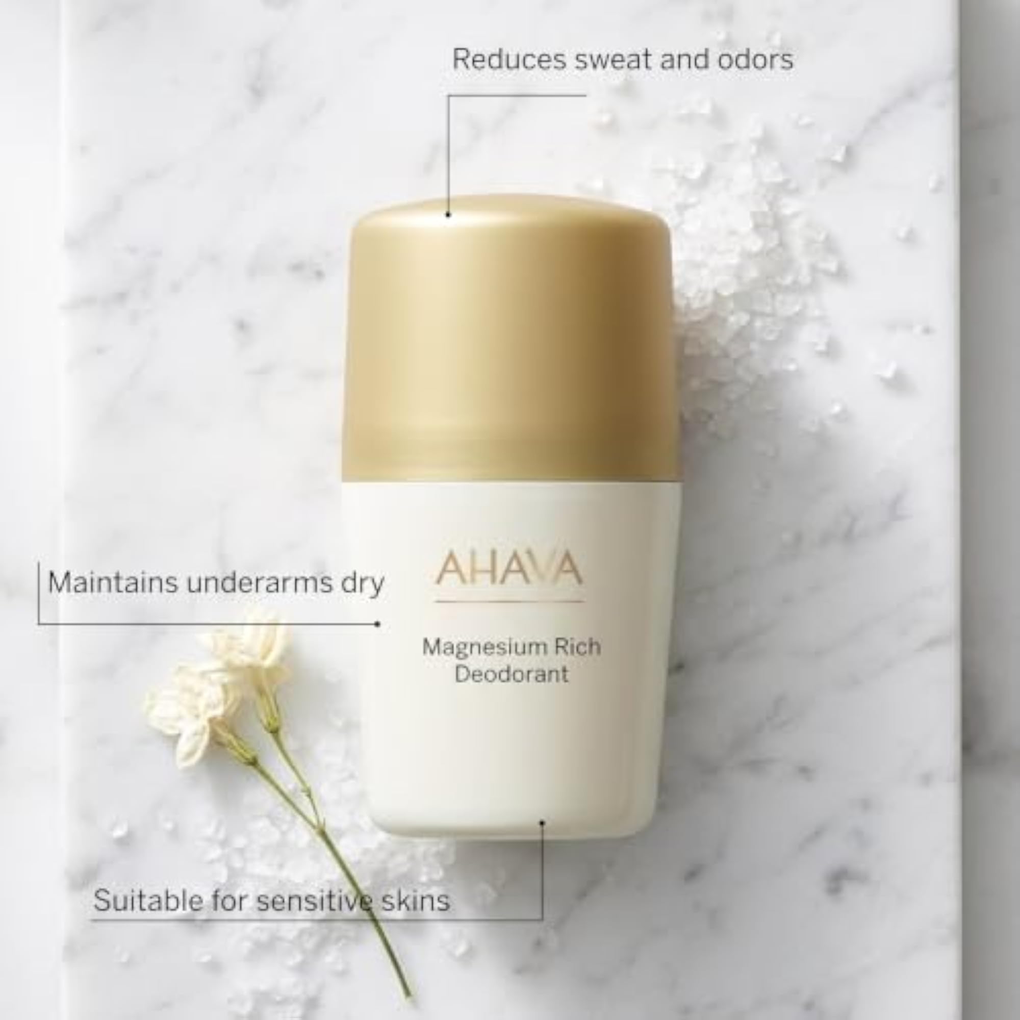 Dead Sea Mineral Deodorant, 50ml for Women