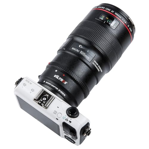 Adaptador de montura VILTROX EF-EOS M con enfoque automático, compatible con lentes Canon EF/EF-S y cámaras sin espejo Canon EOS M (montura EF-M) miniatura 5