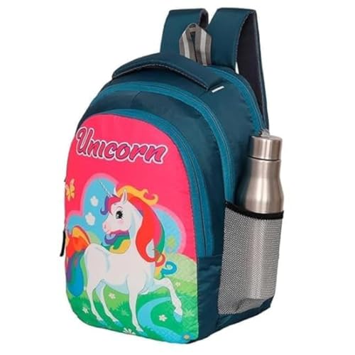 Image of Polyester kids Primary School Backpack, 30 Litres, Cartoon Print, for Tuition, Nursery to 5th Standard Boys and Girls Lightweight cartoon Bag