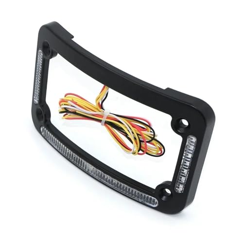 Support de plaque moto pour virées nocturnes en Harley ou custom