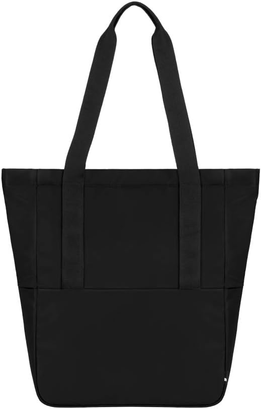 Incase Compass Tote with Flight Nylon - 18L Main Storage Area with Organizational Pockets, Internal 16 inch Faux Fur MacBook and Laptop Compartment, Zippered Front Pocket for Accessories - Black